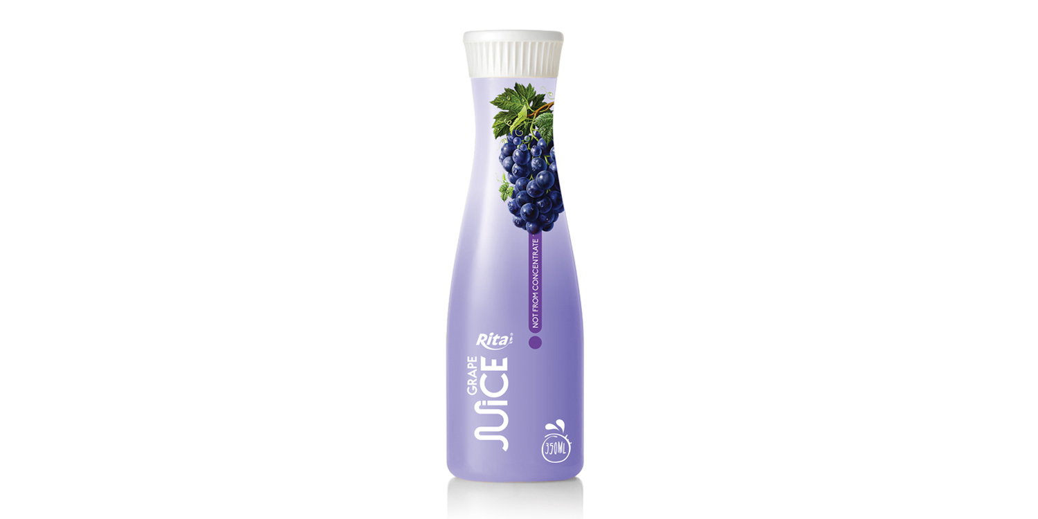 Grape Juice Drink 350ml Pet Bottle Rita Brand